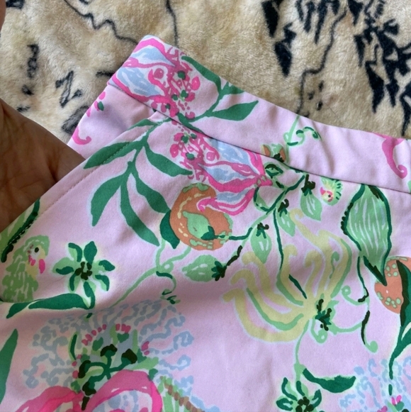 Lilly Pulitzer Size 12 Colette Knit Skort Multi Via Amore Spritzer Floral  Birds - Picture 7 of 12